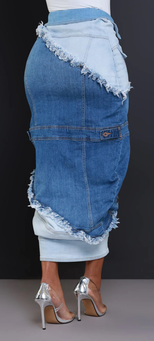 Denim Jacket Skirt