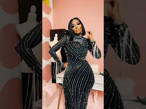 Black Pearl Sequin Gown