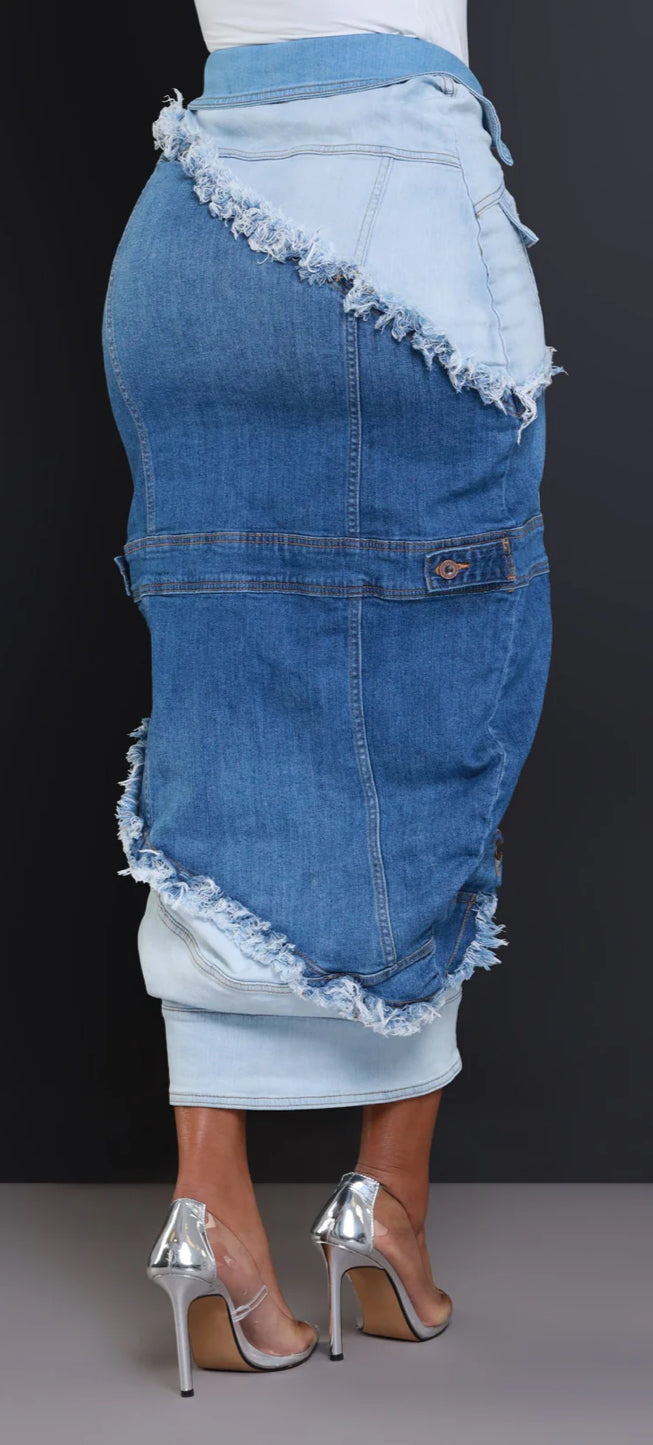 Denim Jacket Skirt