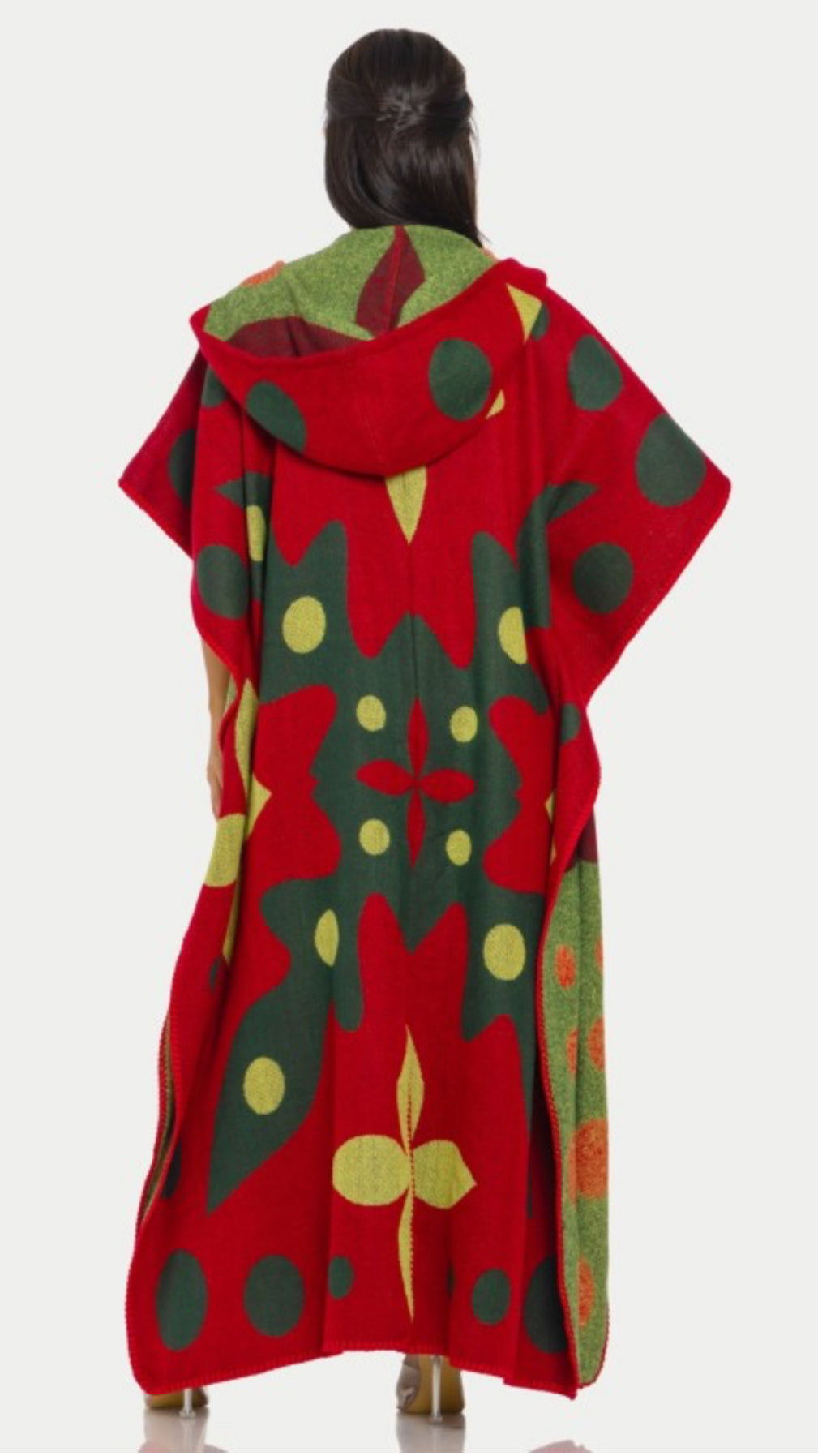 Dot Hooded Caftan